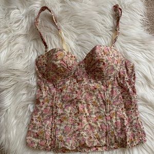 Floral Corset Top
